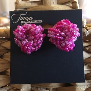 Tanya Creations handcrafted beaded earrings